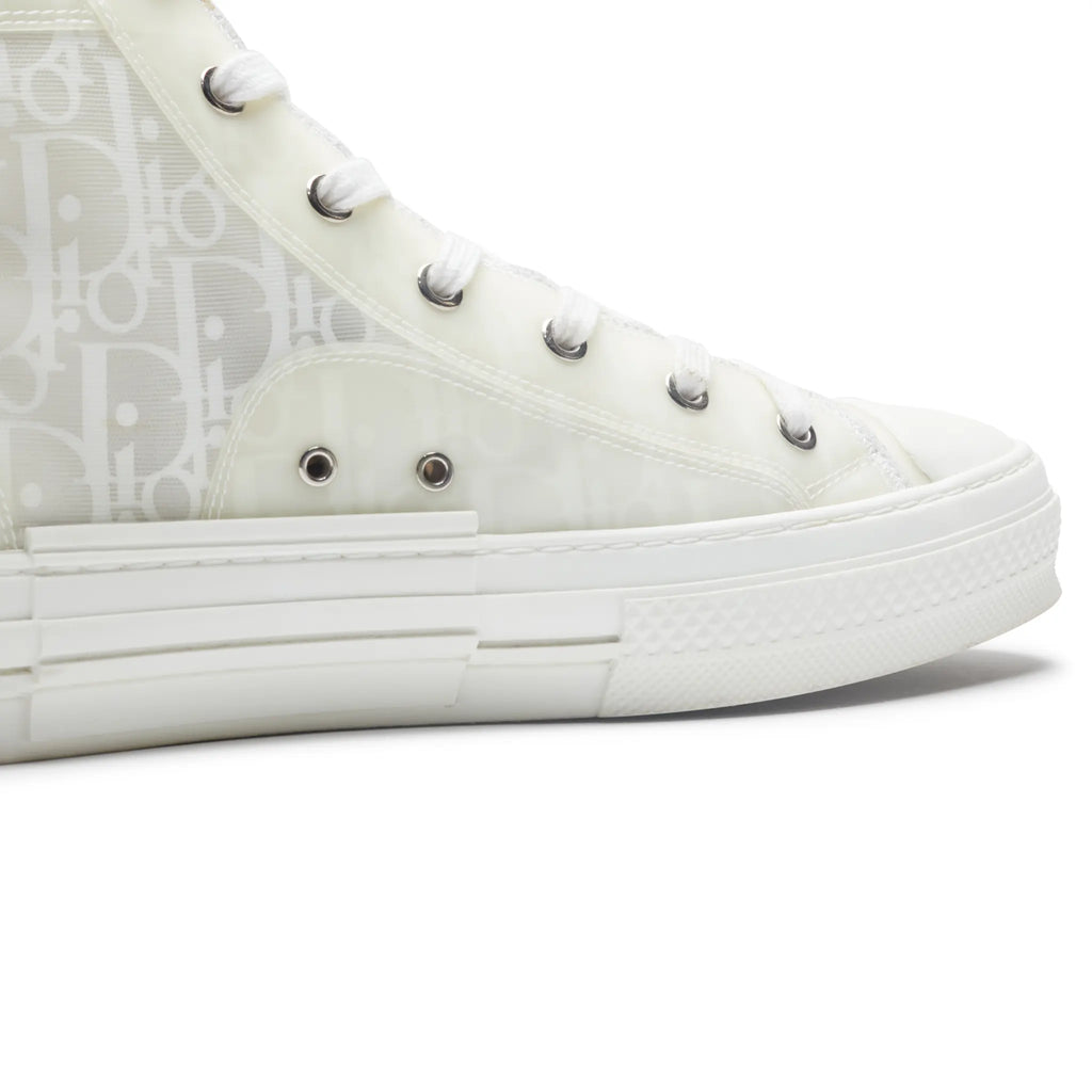 Preloved – Dior B23 Dior Oblique Canvas High White Sneaker