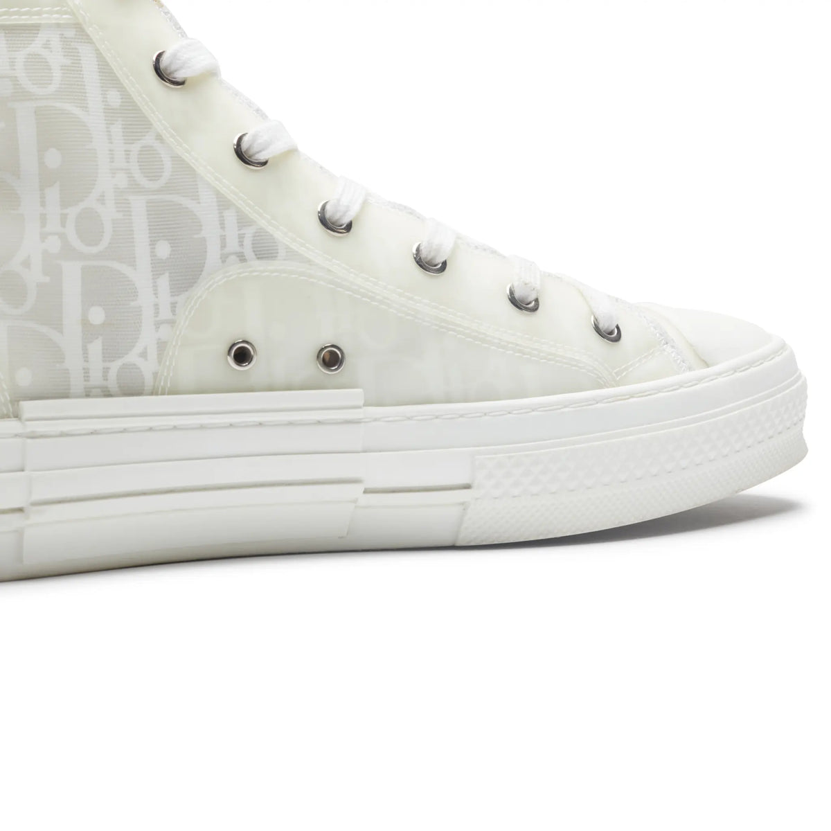 Preloved – Dior B23 Dior Oblique Canvas High White Sneaker