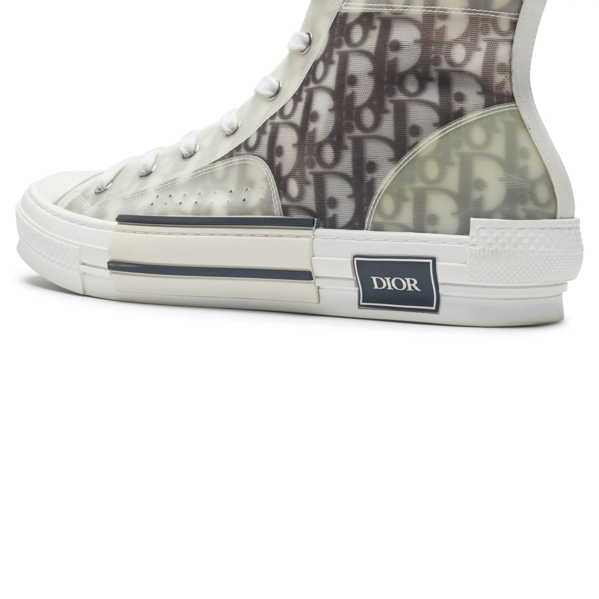 Preloved – Dior B23 Dior Oblique High White Black Sneaker
