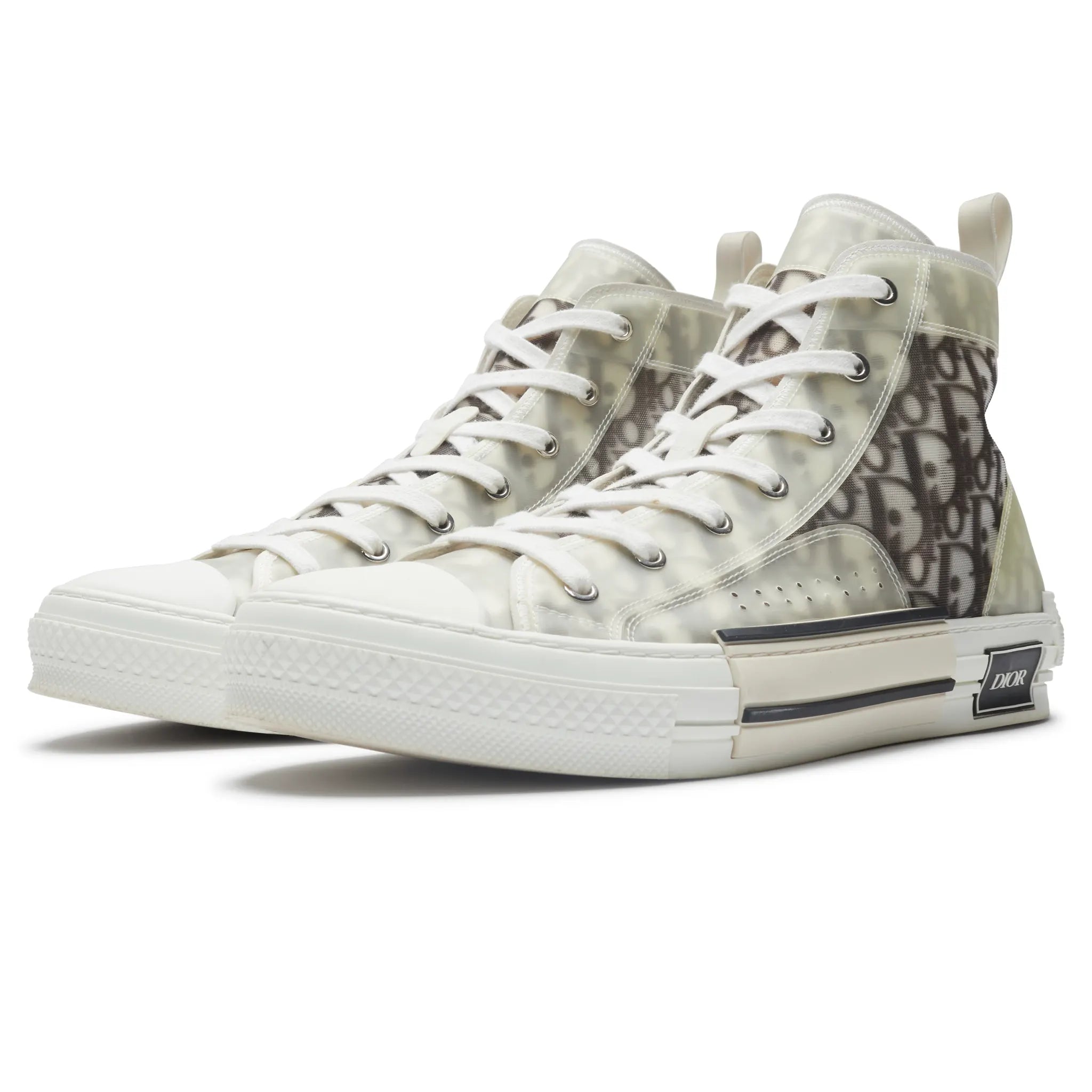 Preloved – Dior B23 Dior Oblique High White Black Sneaker Secondary image