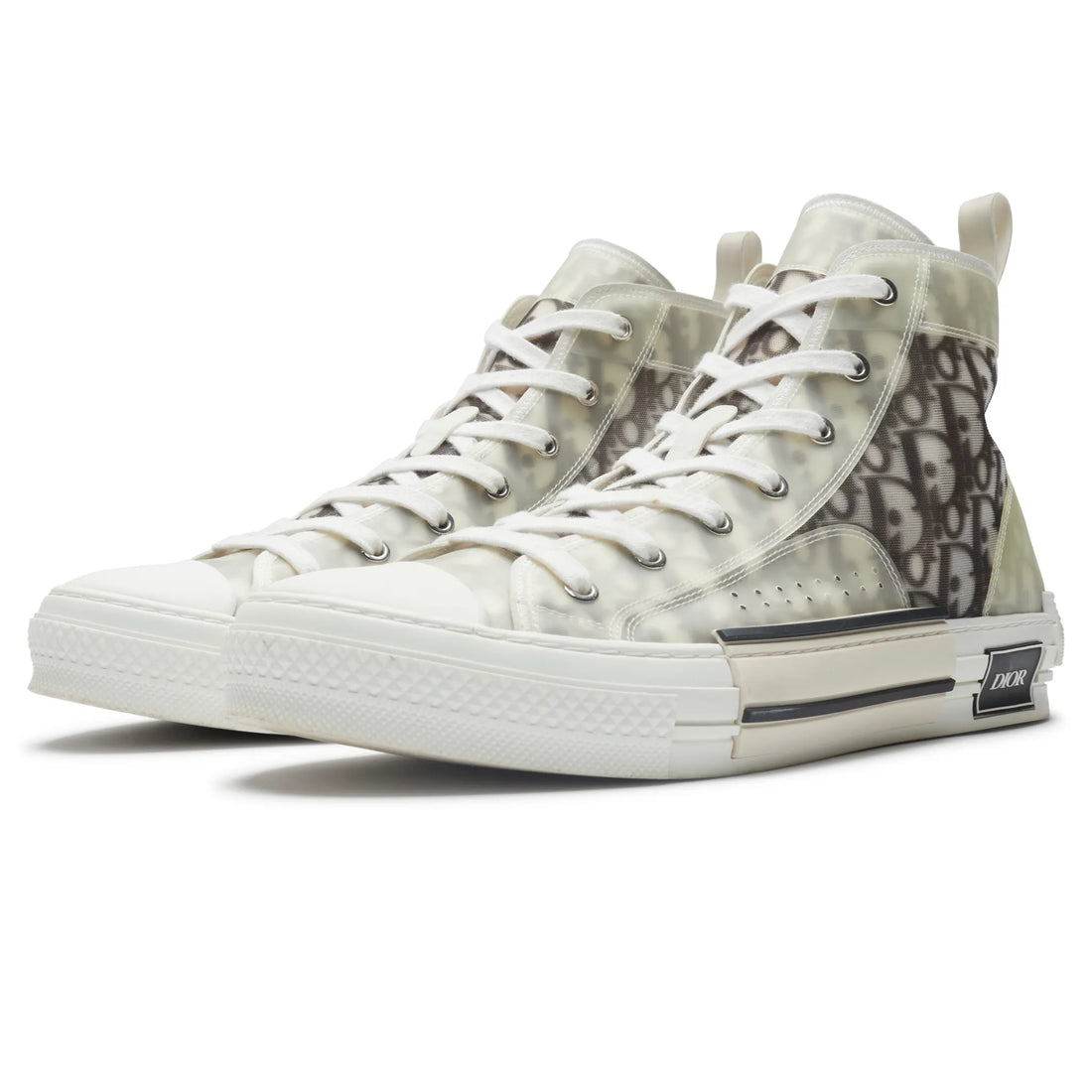 Preloved – Dior B23 Dior Oblique High White Black Sneaker