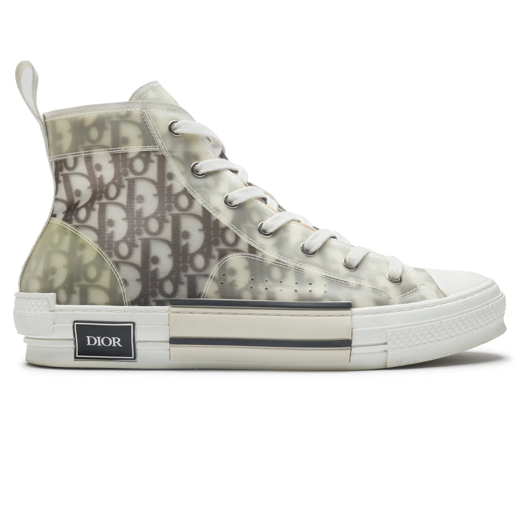 Preloved – Dior B23 Dior Oblique High White Black Sneaker