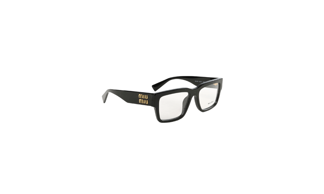 02XV Framed Clear Glasses WMNS "Black" 0MU 02XV 1AB1O1