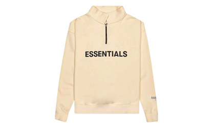Essentials Mockneck Half Zip "Buttercream" 192HO202041F