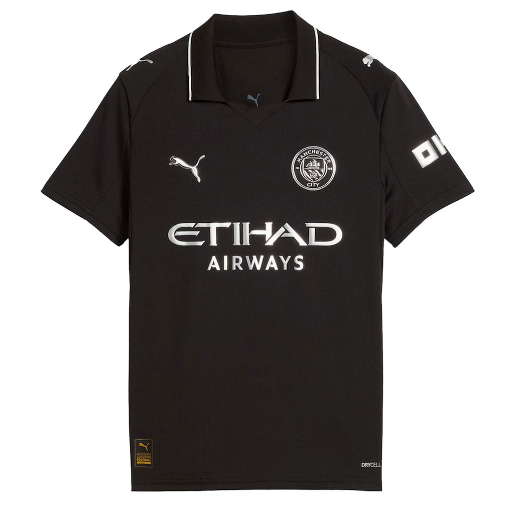 PUMA Manchester City Kids Away Stadium 2025/26 Jersey w/ Haaland #9