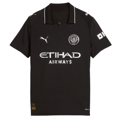 PUMA Manchester City Kids Away Stadium 2025/26 Jersey w/ Haaland 