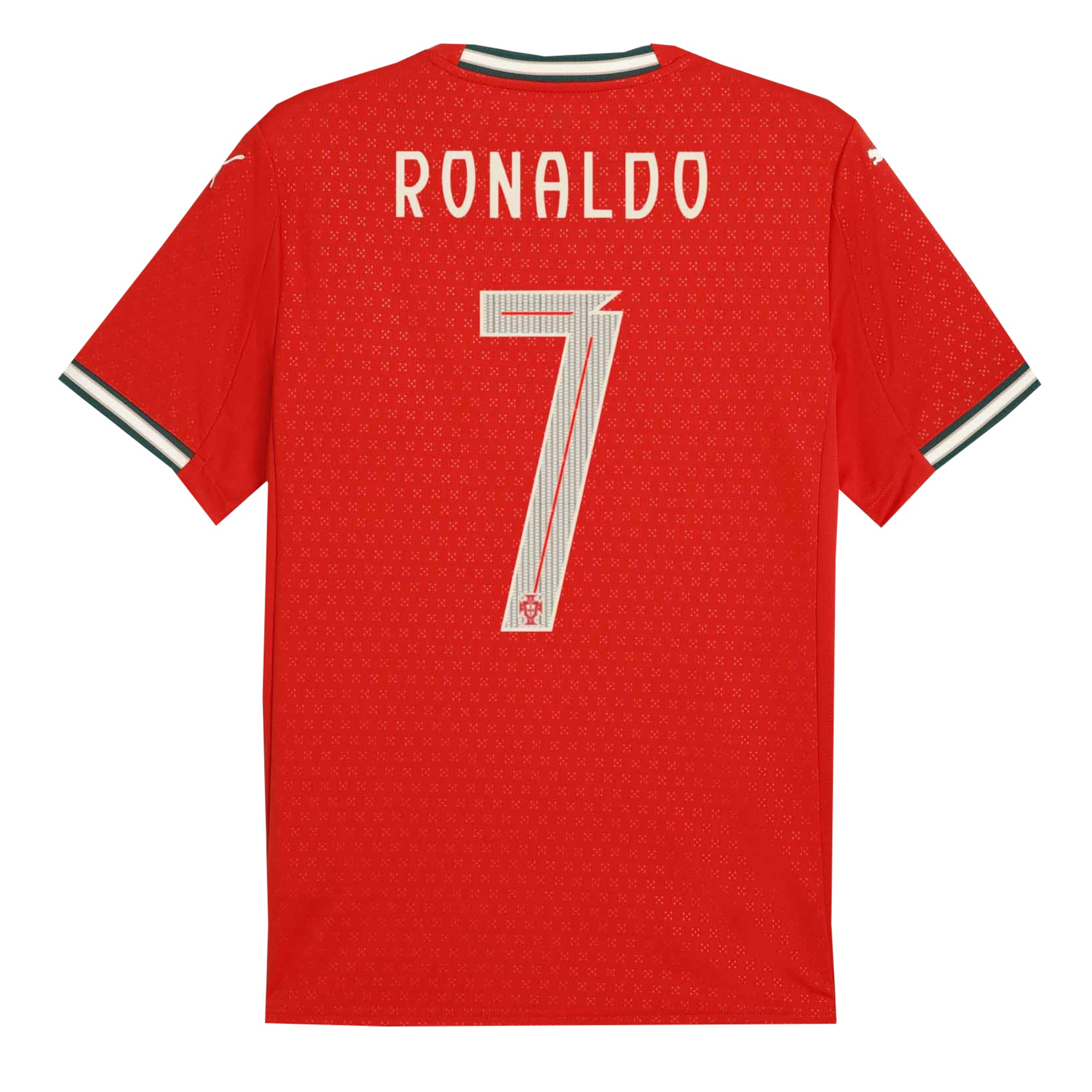 PUMA Portugal Kids Home Stadium 2025/26 Jersey w/ Ronaldo #7