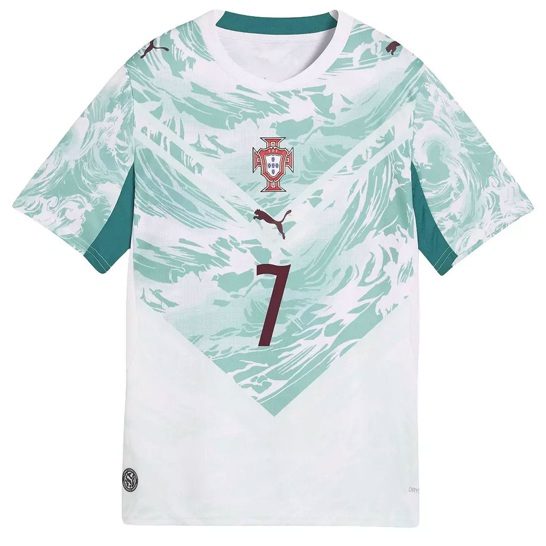 PUMA Portugal Kids Away Stadium 2026 Jersey w/ Ronaldo 