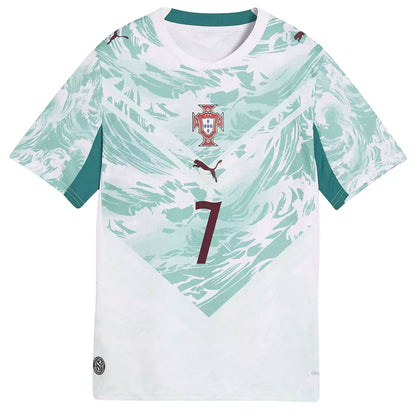 PUMA Portugal Kids Away Stadium 2026 Jersey w/ Ronaldo 