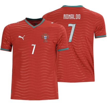 PUMA Portugal Kids Home Stadium 2026 Jersey w/ Ronaldo 