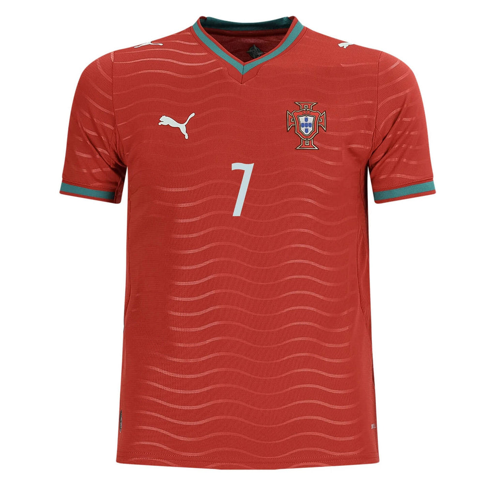 PUMA Portugal Kids Home Stadium 2026 Jersey w/ Ronaldo #7