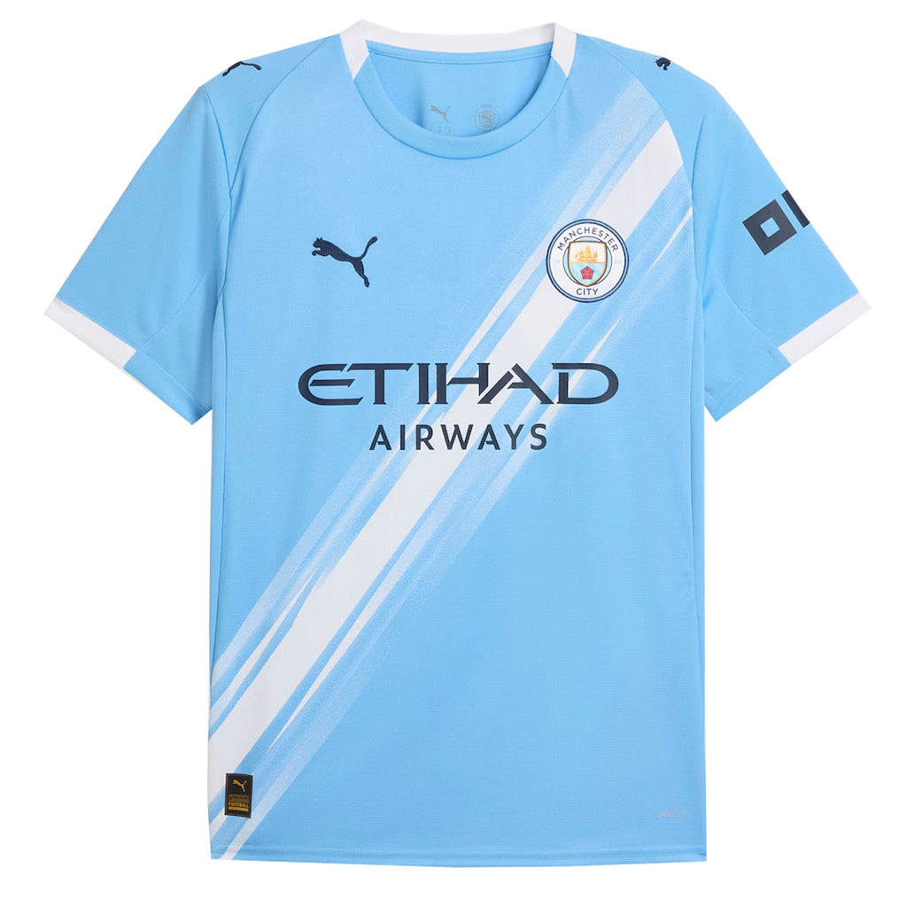 PUMA Manchester City Men's Home Stadium 2025/26 Jersey w/ Haaland #9