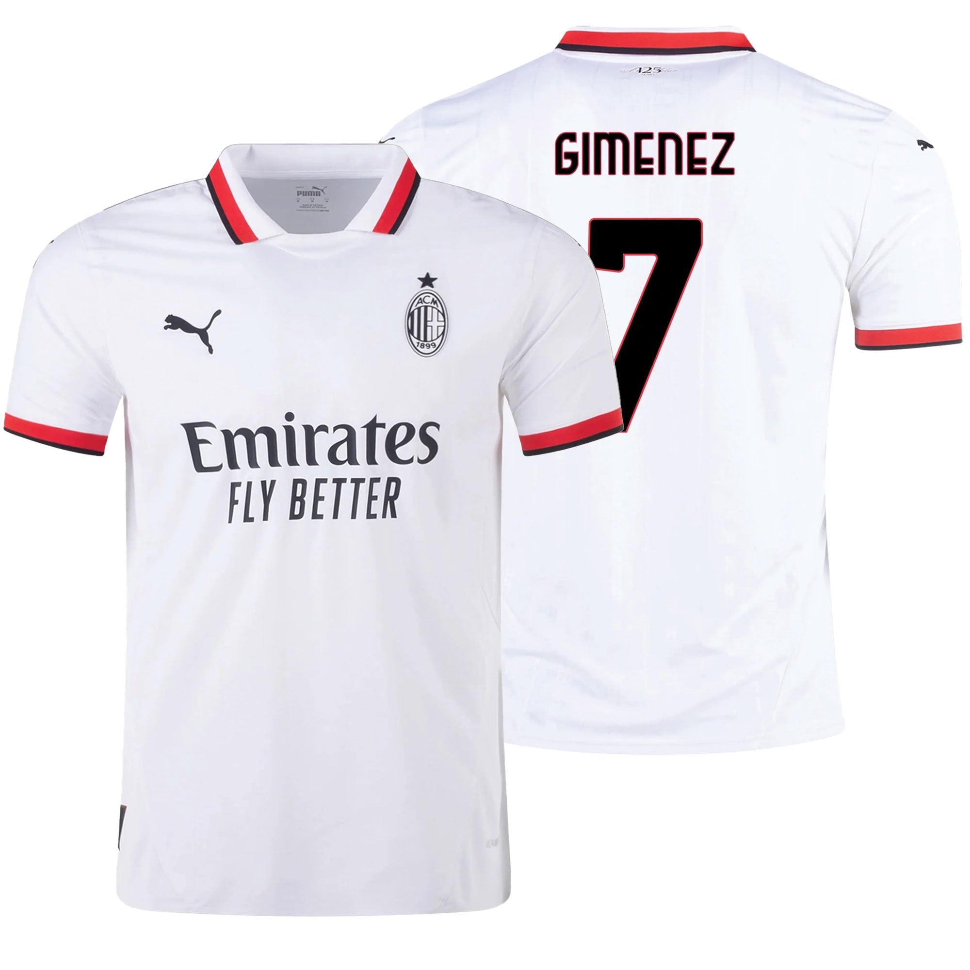 PUMA AC Milan Men's Away Stadium 2024/25 Jersey w/ Gimenez #7