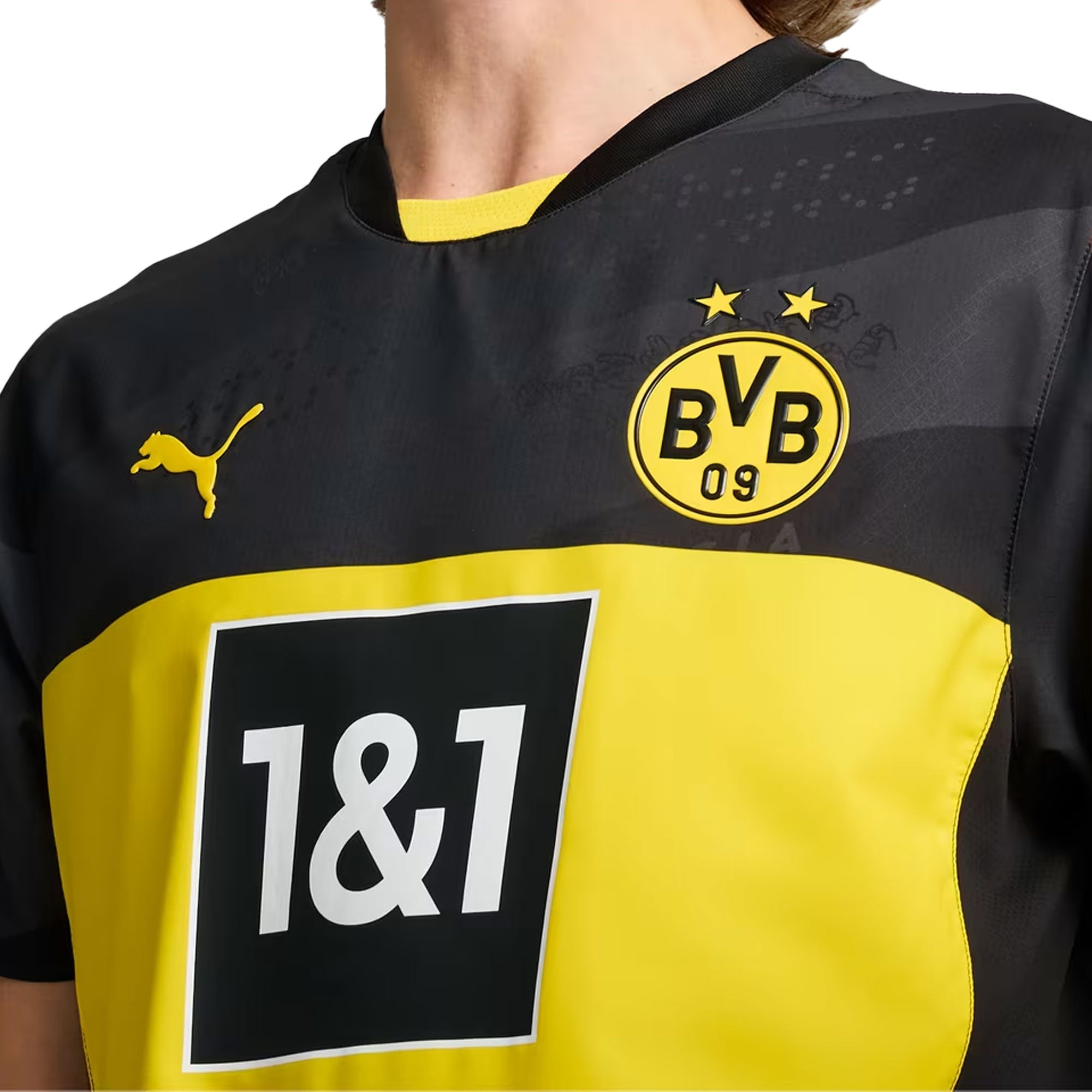 PUMA Borussia Dortmund Men's Away Authentic 2024/25 Jersey