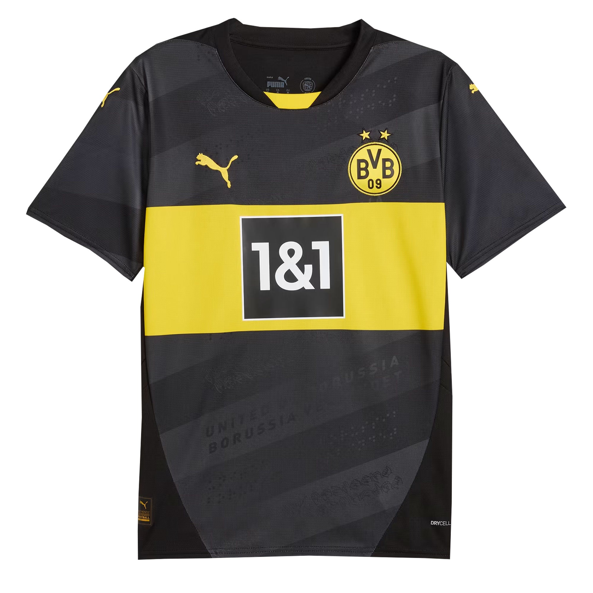 PUMA Borussia Dortmund Men's Away Stadium 2024/25 Jersey
