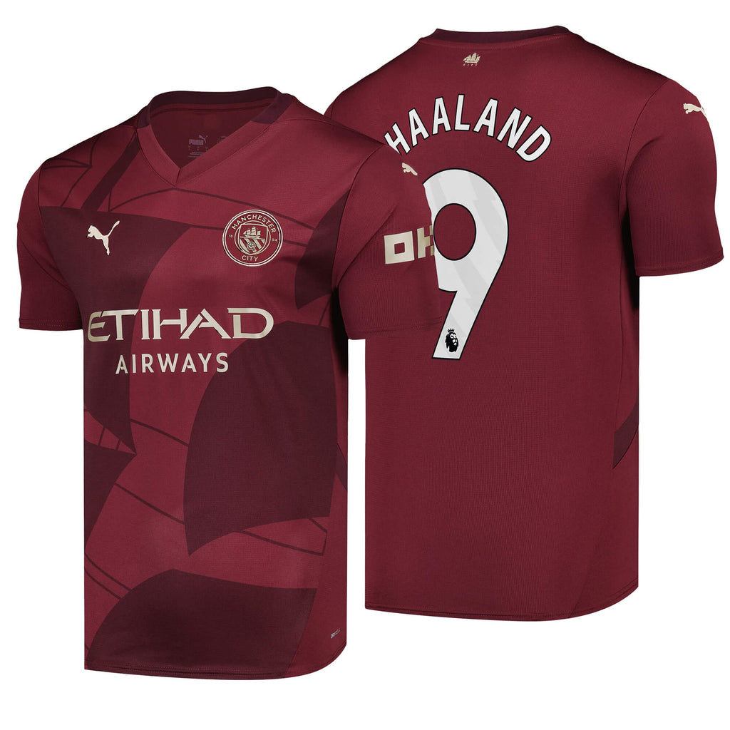 PUMA Manchester City Men's Third Stadium 2024/25 Jersey w/ Haaland #9