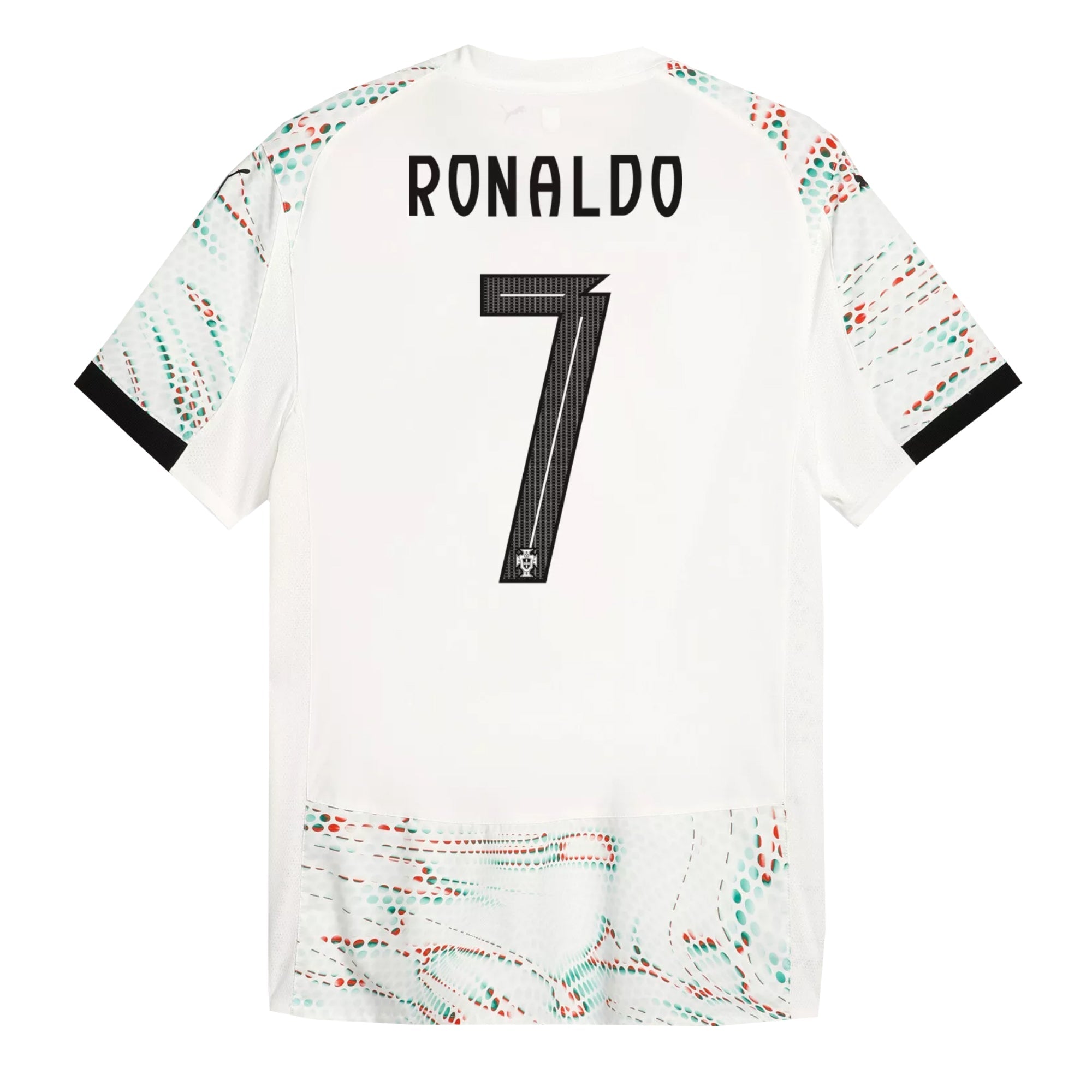 PUMA Portugal Men's Away Authentic 2025/26 Jersey w/ Ronaldo #7