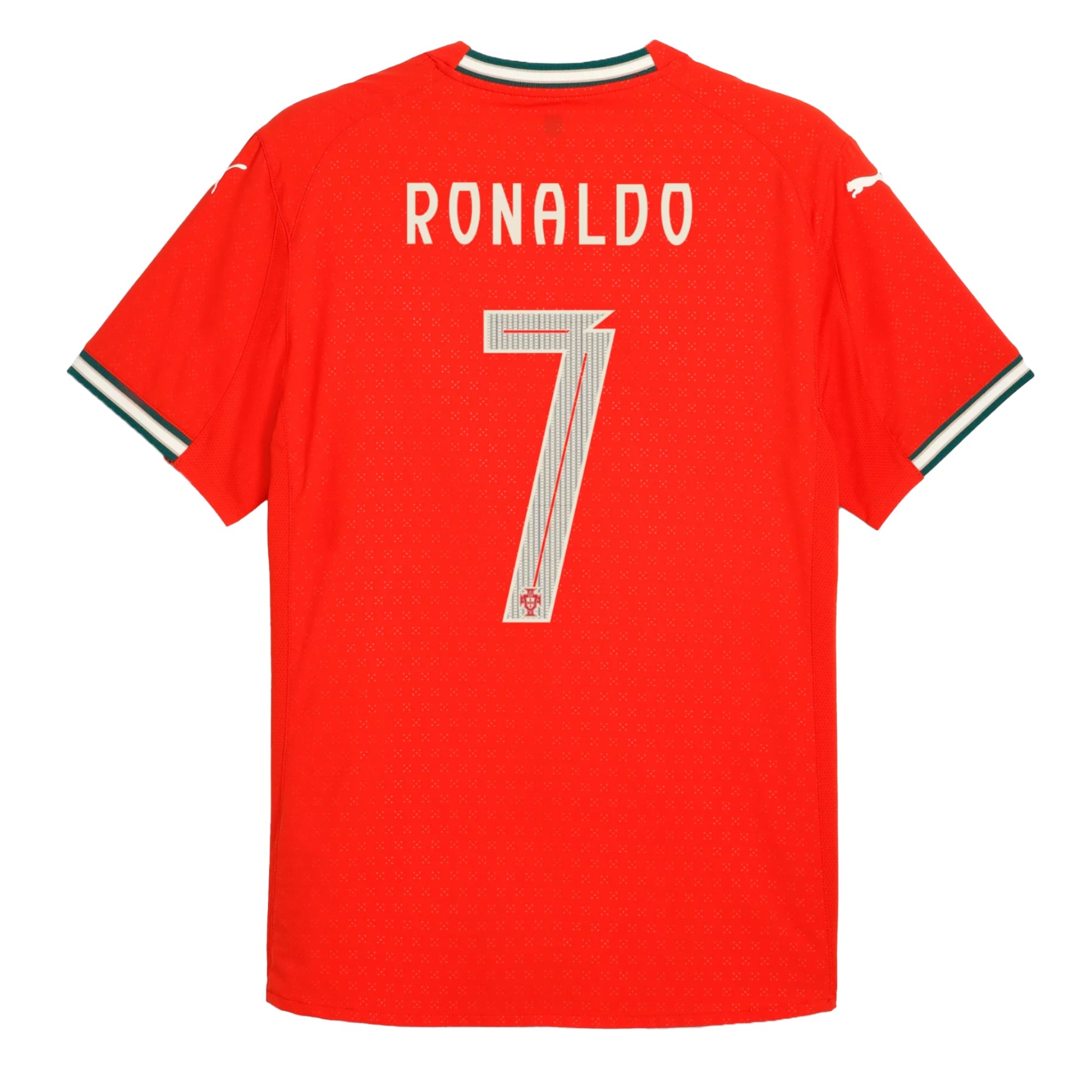 PUMA Portugal Men's Home Authentic 2025/26 Jersey w/ Ronaldo #7