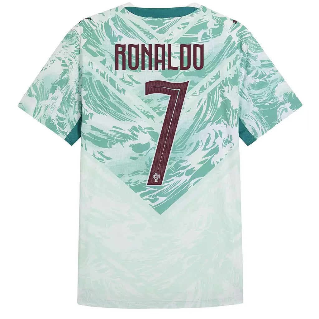 PUMA Portugal Men's Away Authentic 2026 Jersey w/ Ronaldo #7