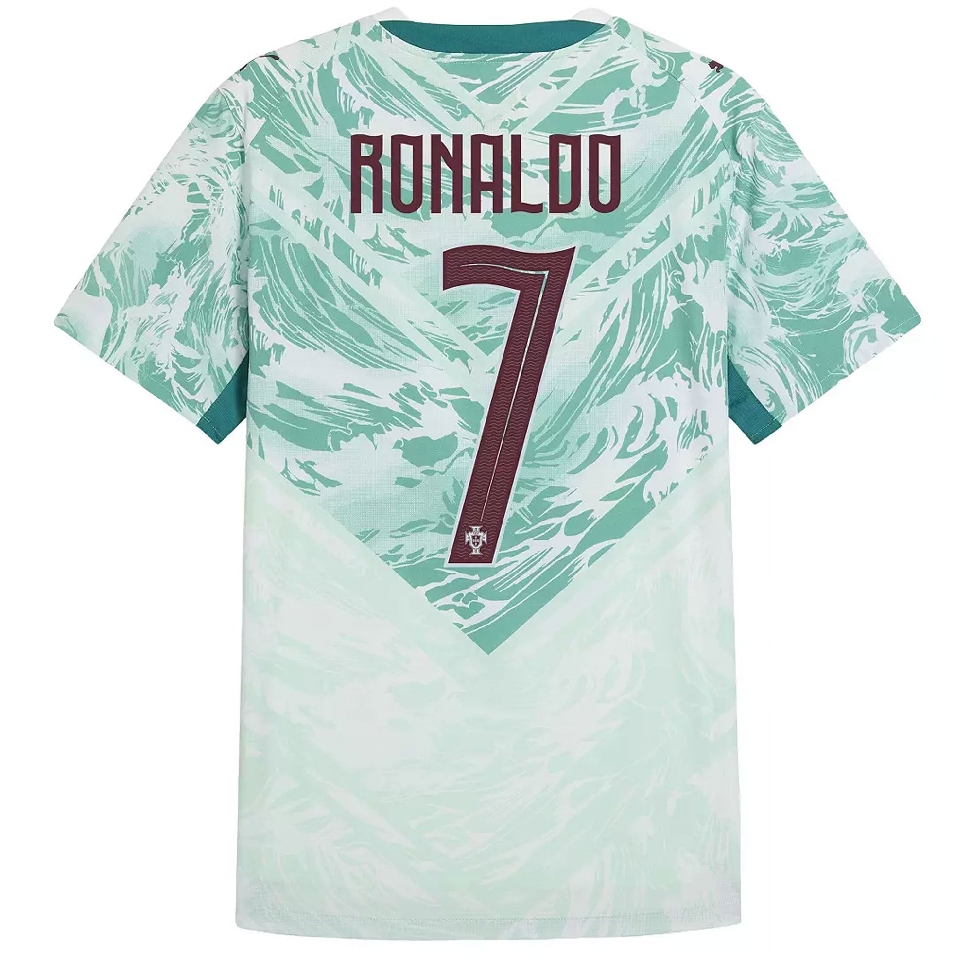 PUMA Portugal Men's Away Authentic 2026 Jersey w/ Ronaldo #7
