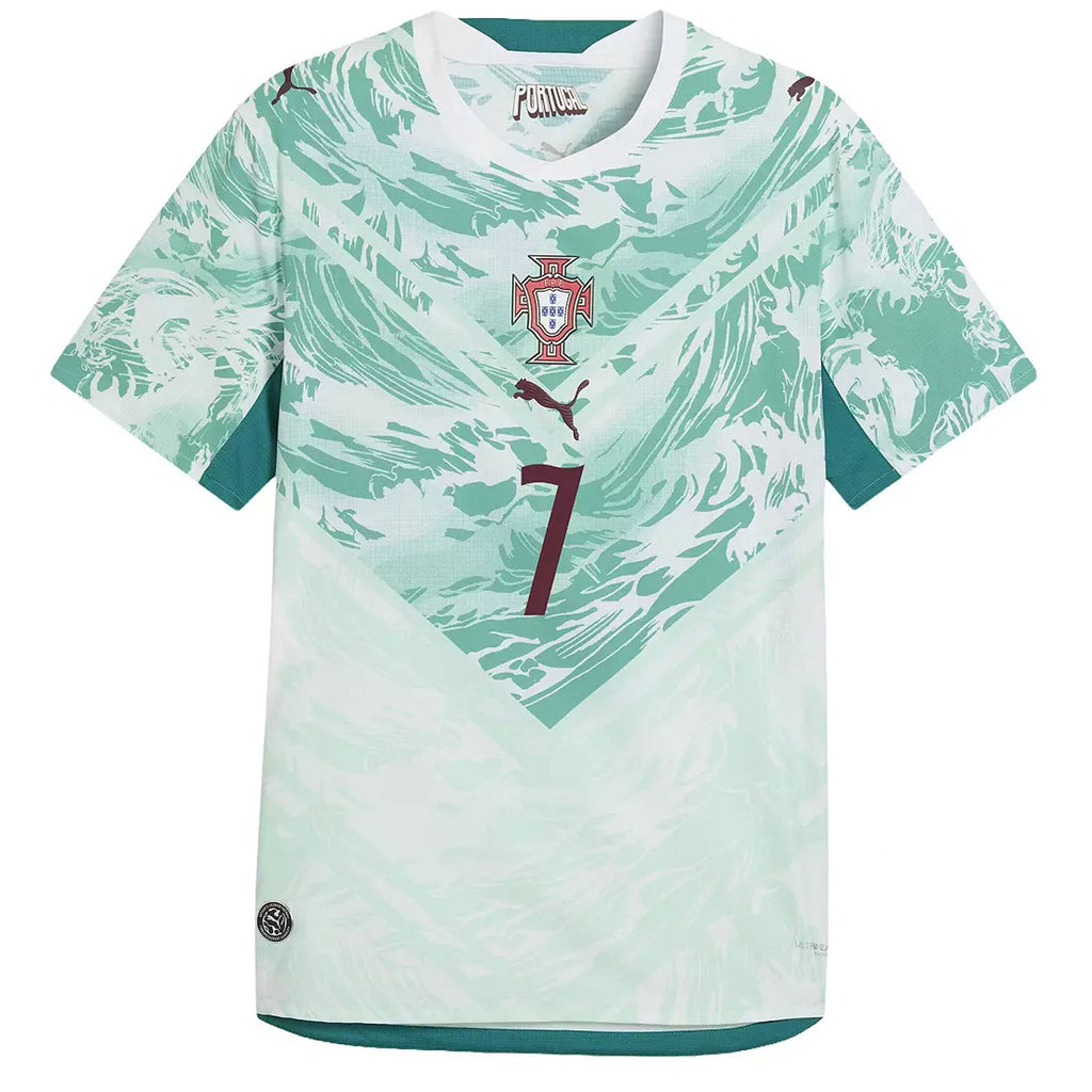 PUMA Portugal Men's Away Authentic 2026 Jersey w/ Ronaldo #7