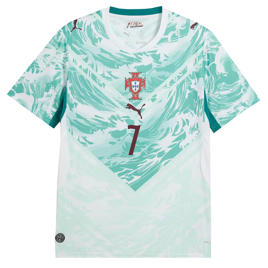 PUMA Portugal Men's Away Stadium 2026 Jersey w/ Ronaldo #7
