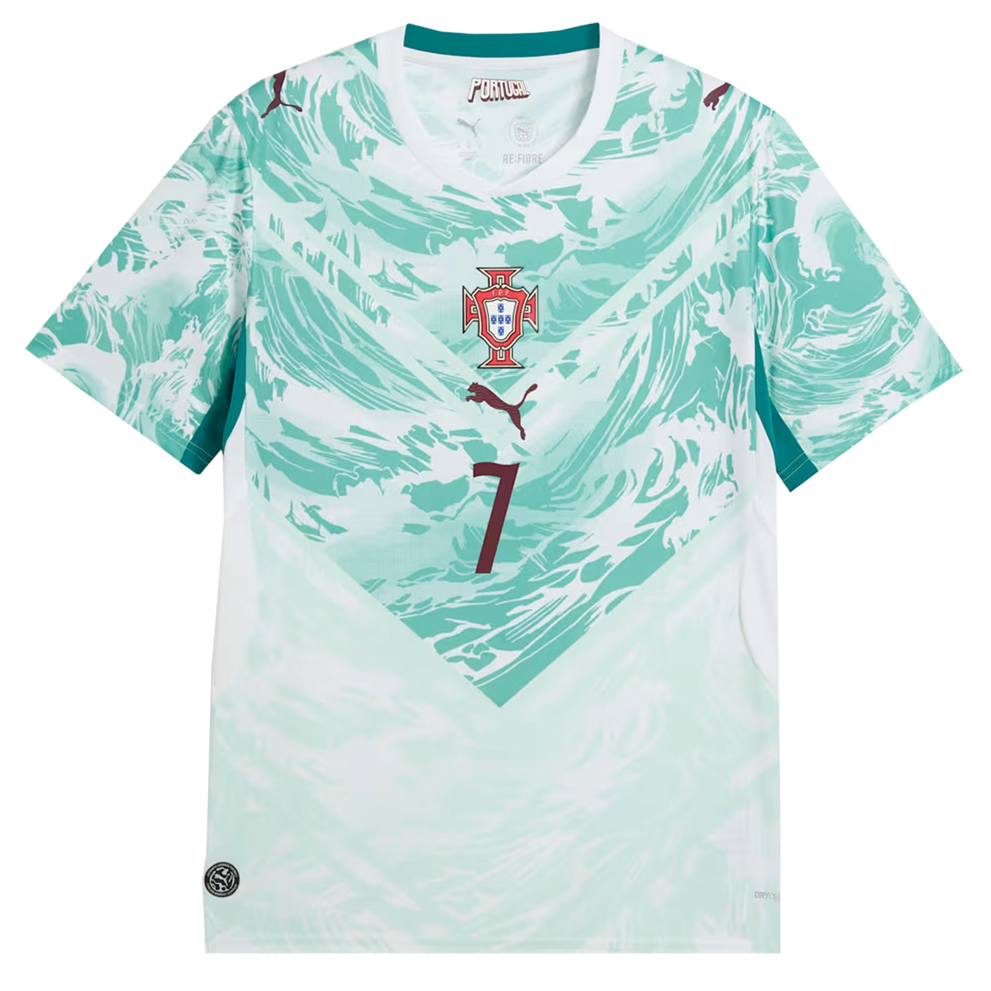 PUMA Portugal Men's Away Stadium 2026 Jersey w/ Ronaldo #7