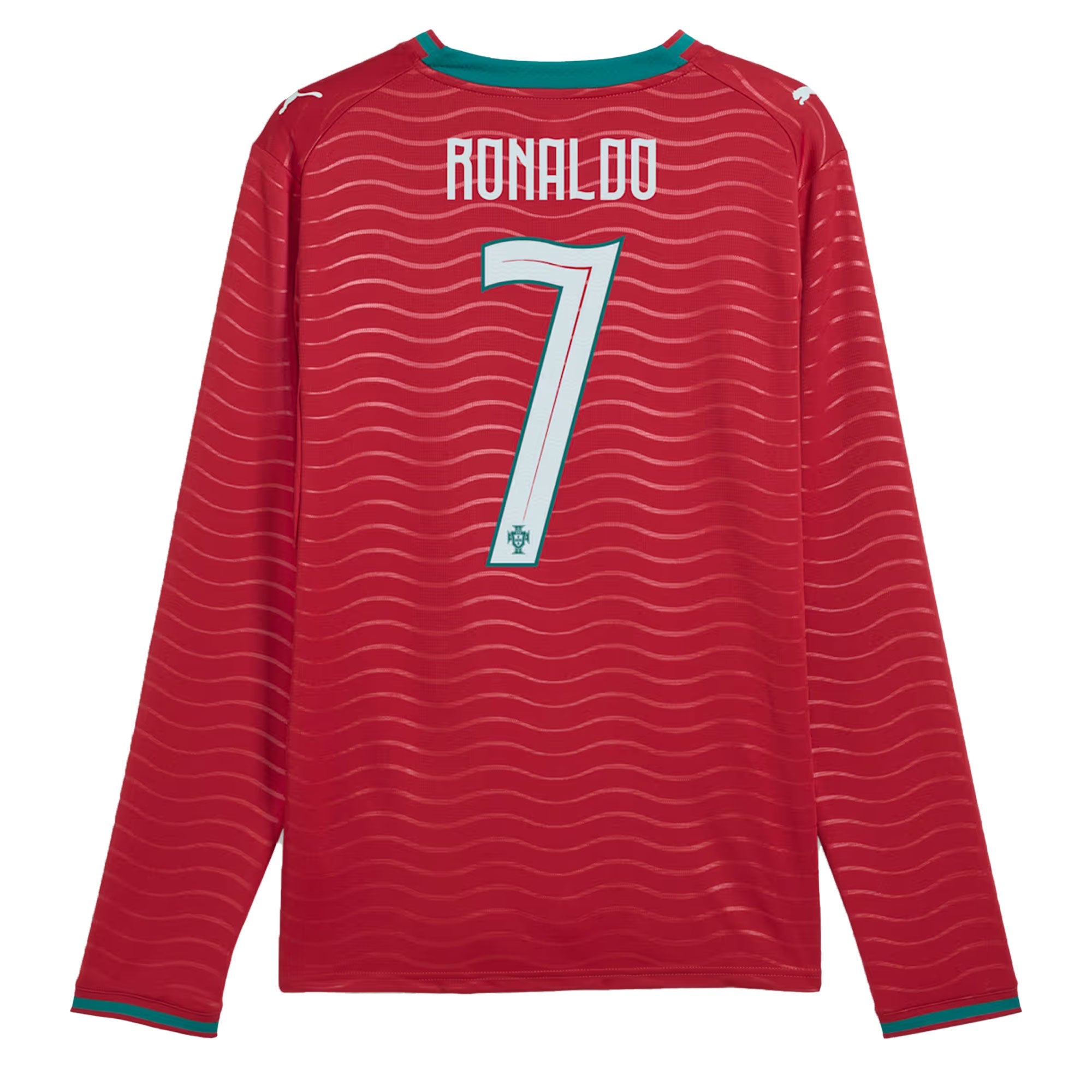 PUMA Portugal Men's Home Stadium Long Sleeve 2026 Jersey w/ Ronaldo #7