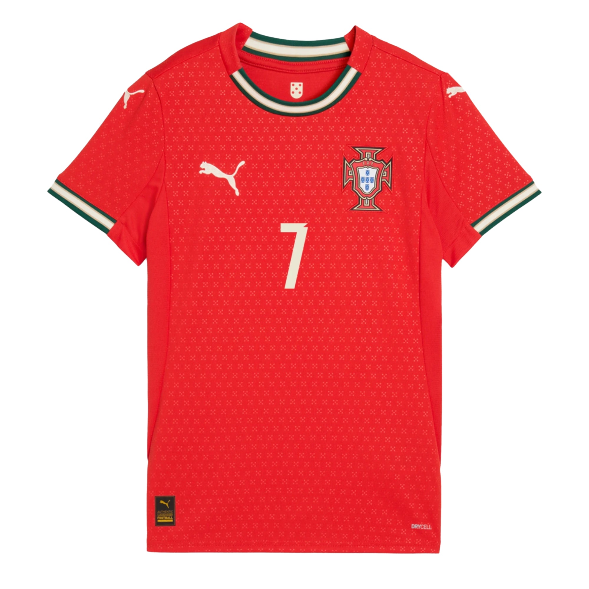 PUMA Portugal Women's Home Stadium 2025/26 Jersey w/ Ronaldo #7