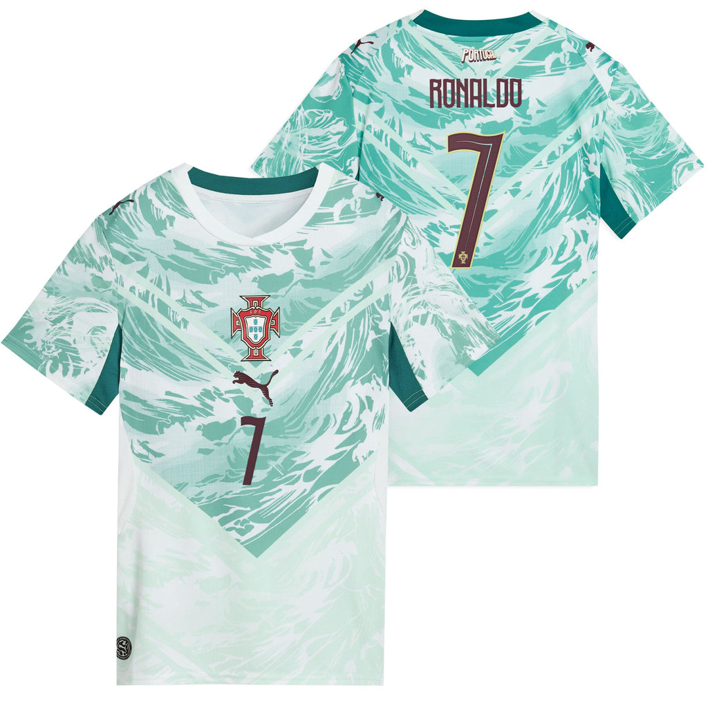 PUMA Portugal Women's Away Stadium 2026 Jersey w/ Ronaldo #7