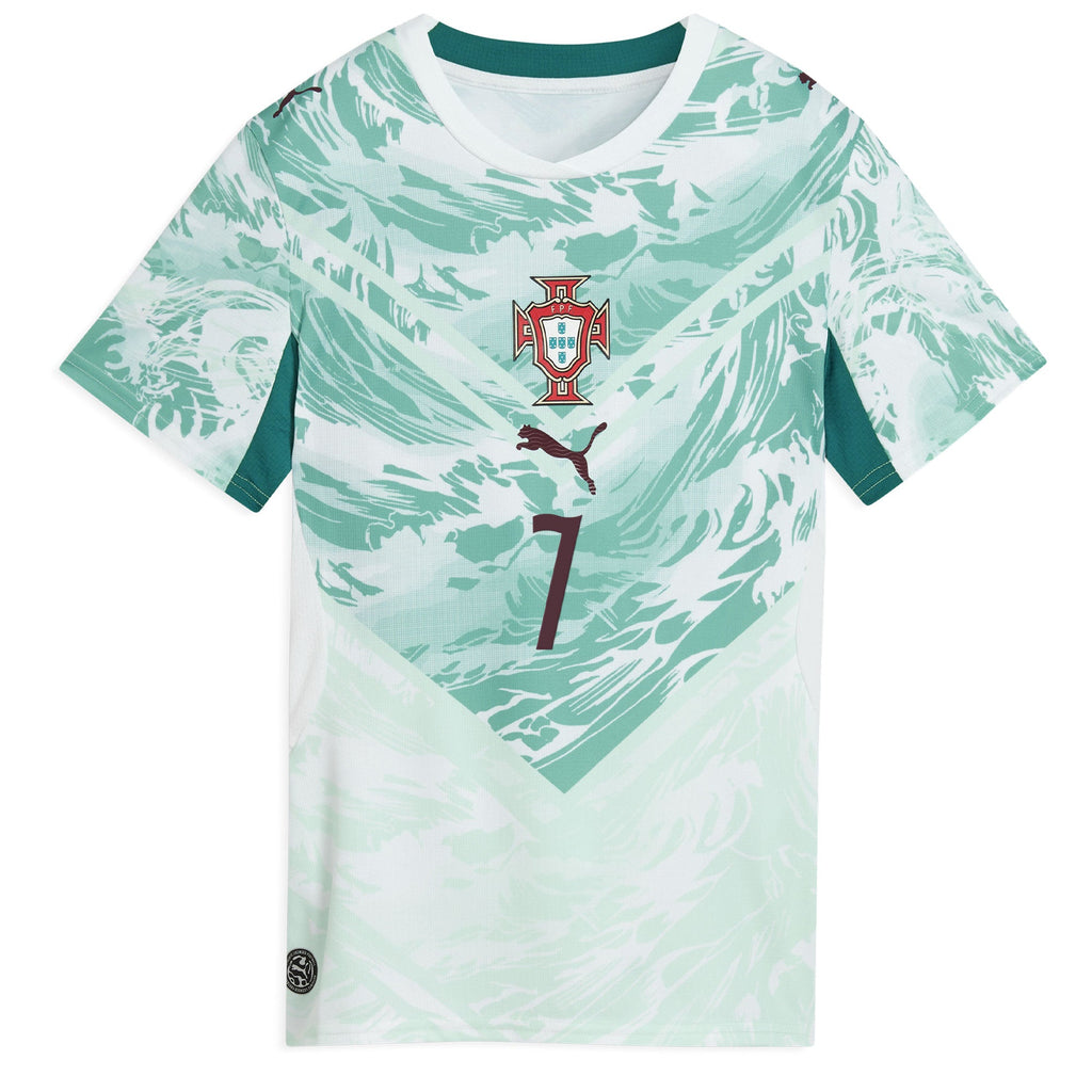 PUMA Portugal Women's Away Stadium 2026 Jersey w/ Ronaldo #7