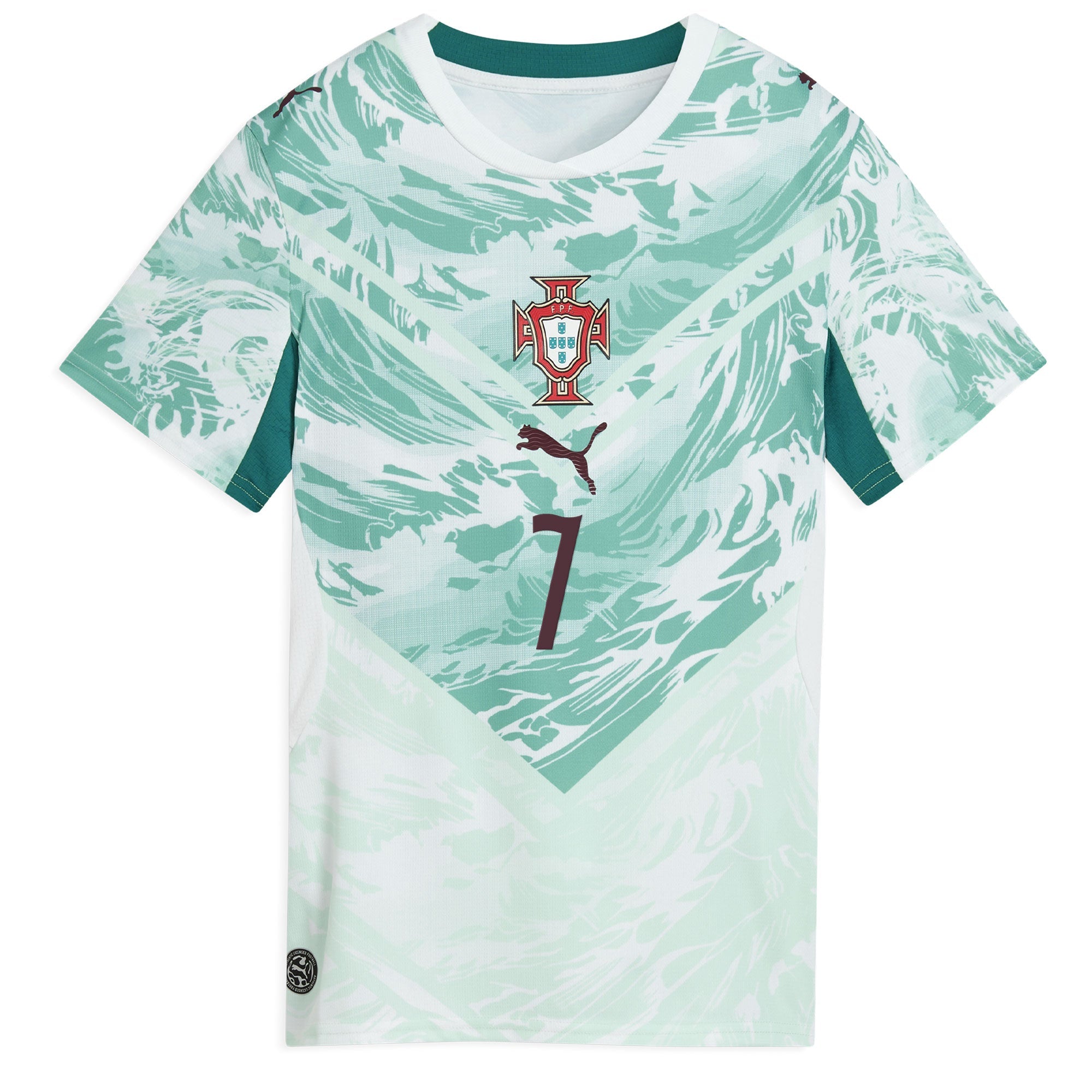PUMA Portugal Women's Away Stadium 2026 Jersey w/ Ronaldo #7