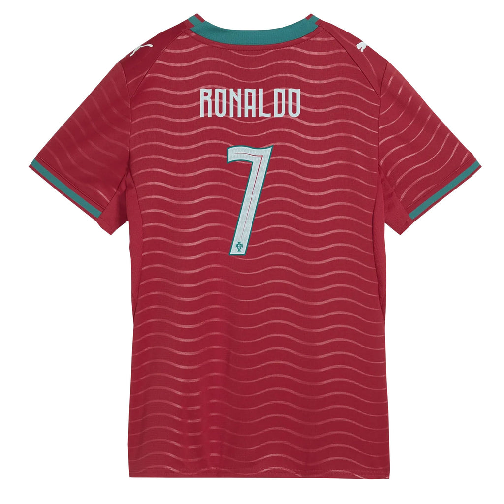 PUMA Portugal Women's Home Stadium 2026 Jersey w/ Ronaldo #7