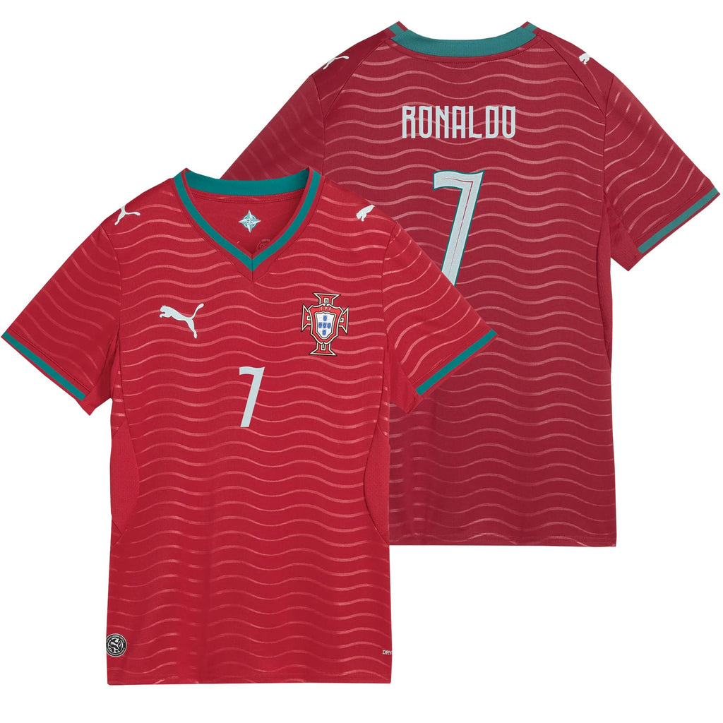 PUMA Portugal Women's Home Stadium 2026 Jersey w/ Ronaldo #7