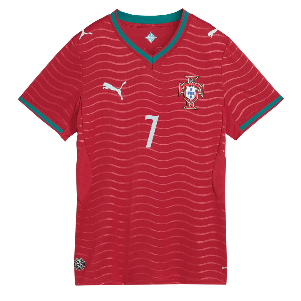 PUMA Portugal Women's Home Stadium 2026 Jersey w/ Ronaldo #7