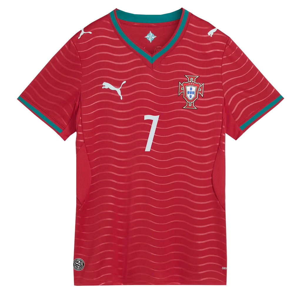 PUMA Portugal Women's Home Stadium 2026 Jersey w/ Ronaldo #7
