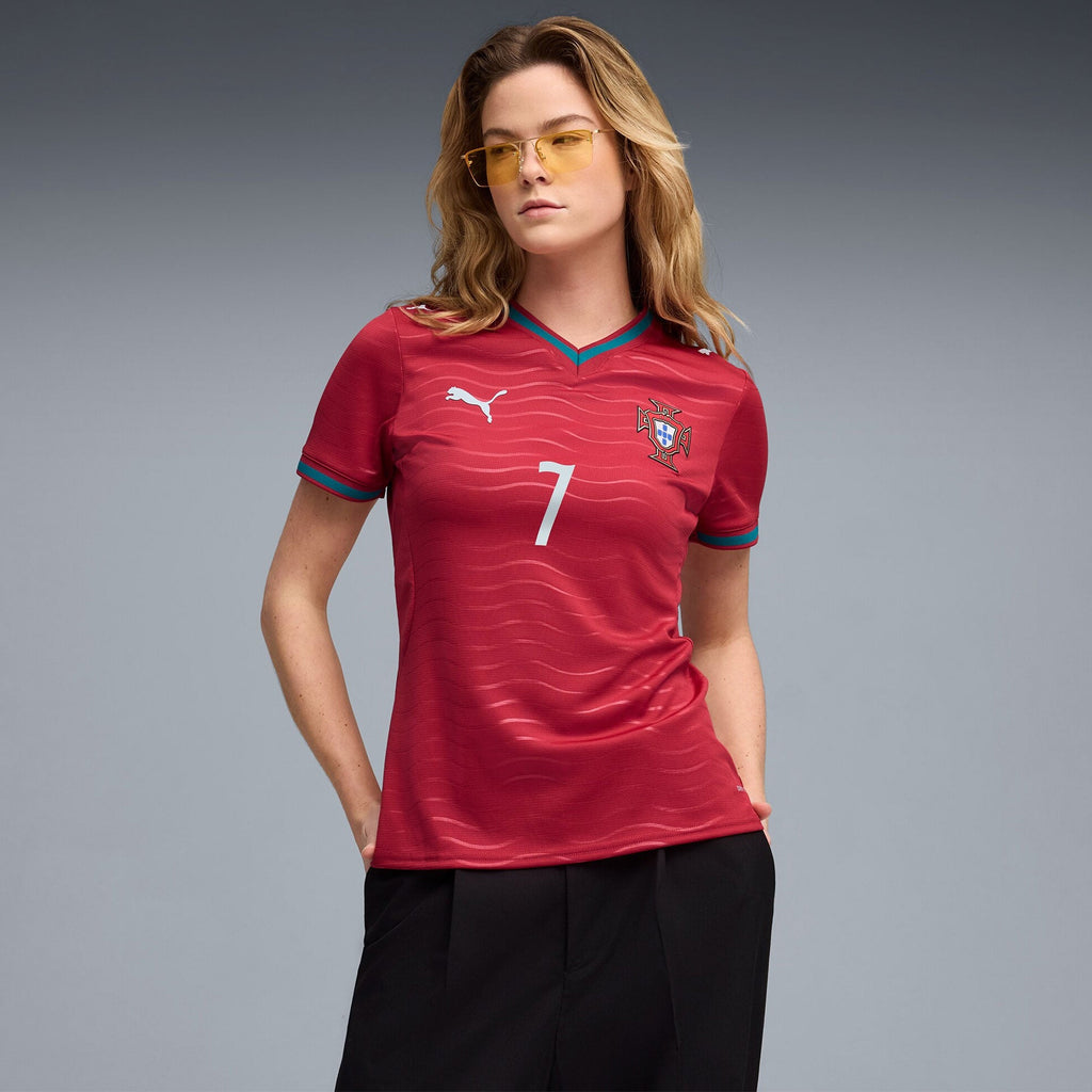 PUMA Portugal Women's Home Stadium 2026 Jersey w/ Ronaldo #7