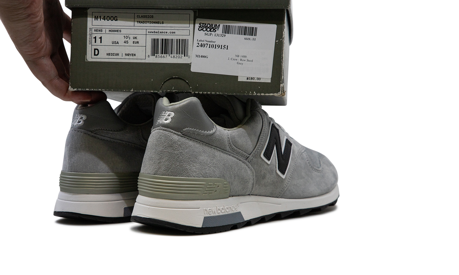 1400 "J. Crew - Raw Steel" M1400G