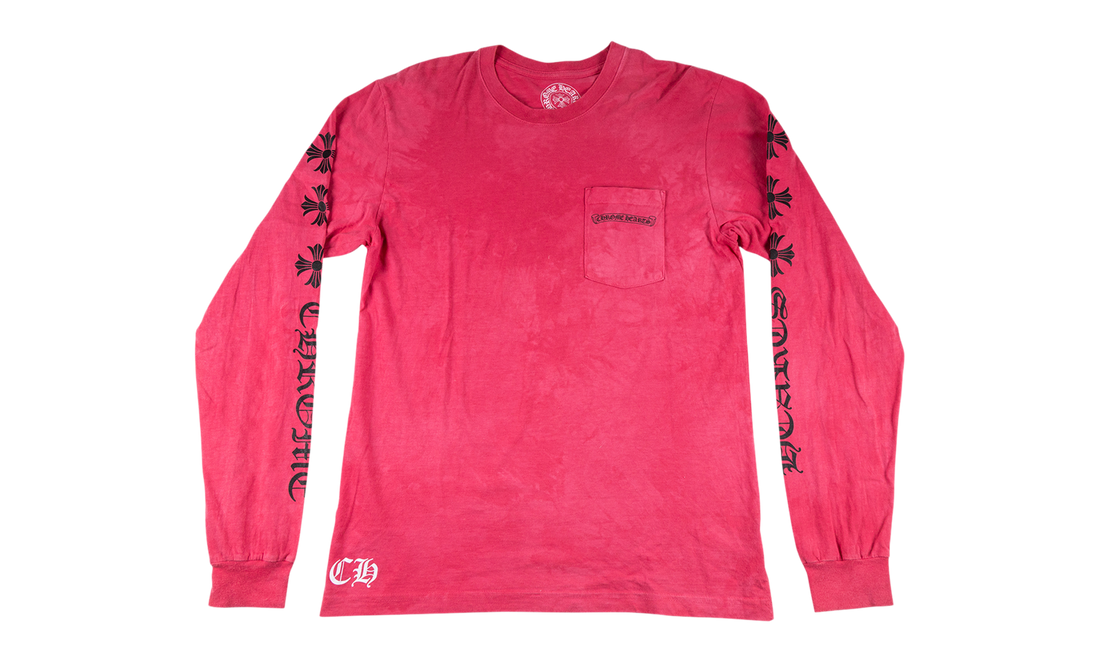 Tie-Dye CH Plus Logo Long Sleeve "Pink" CHRM0845