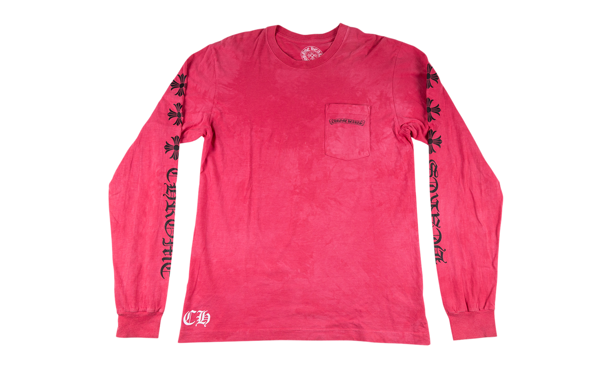 Tie-Dye CH Plus Logo Long Sleeve "Pink" CHRM0845