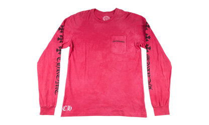 Tie-Dye CH Plus Logo Long Sleeve "Pink" CHRM0845