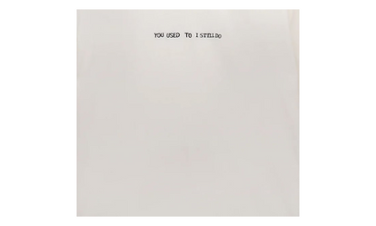 "You Used To I Still Do" Tee "White" HTG260141 WHT
