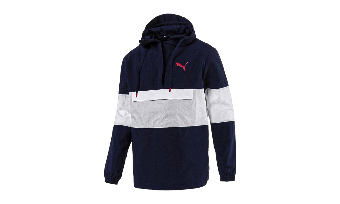 1/2 Zip Windbreaker "Blue" 851643 06