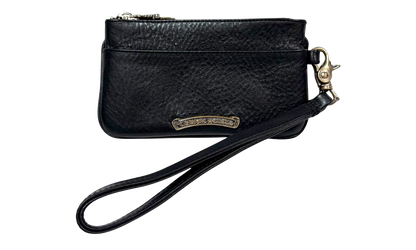 Wristlet Leather Cross Patch Wallet "Black" CHRM1098