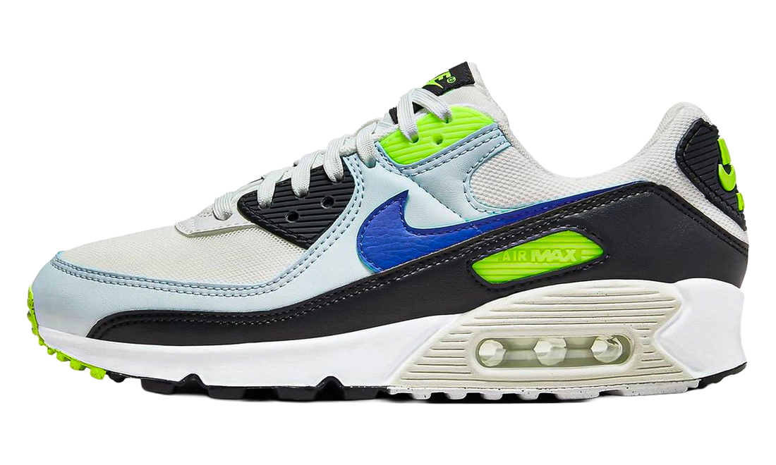 Air Max 90 WMNS "White Blue Tint Volt" DH8010 102