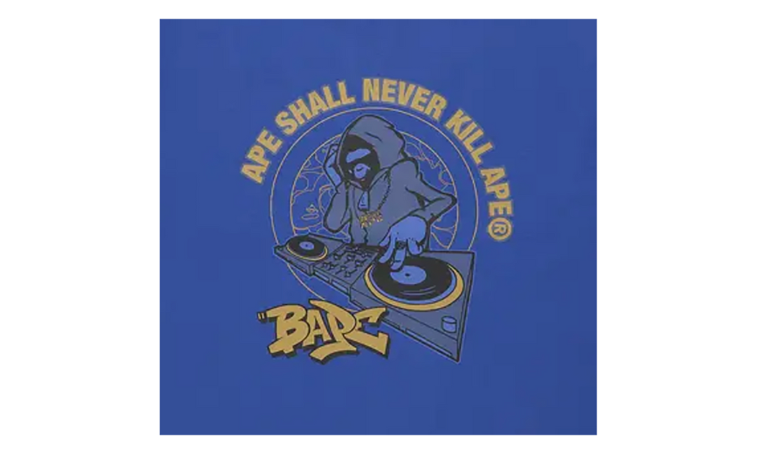(B)Ape DJ Tee "Blue" 1J80 110 047 BLUE