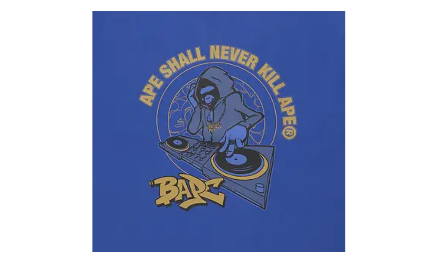 (B)Ape DJ Tee "Blue" 1J80 110 047 BLUE