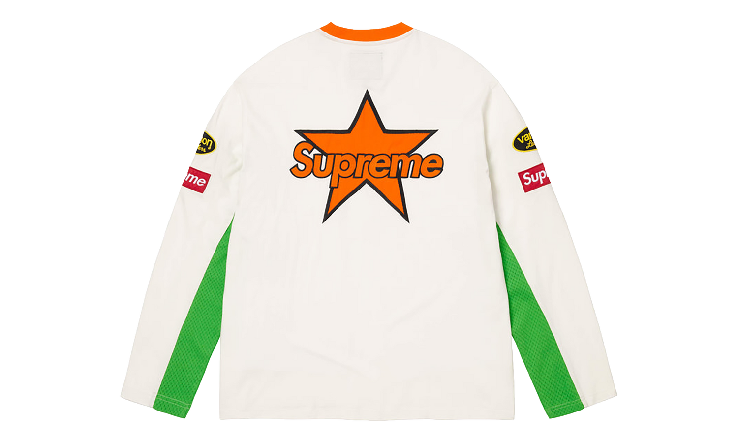 Vanson Leathers® L/S Top "SS26 - White" SU27021