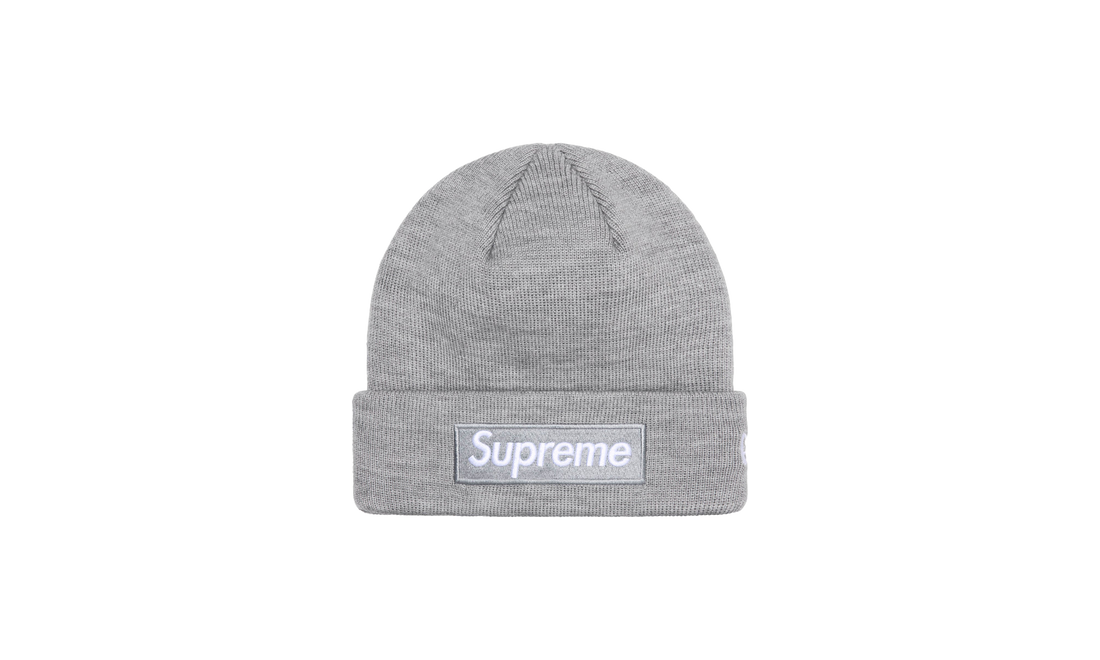 New Era® Box Logo Beanie "FW24 Heather Grey" SU935