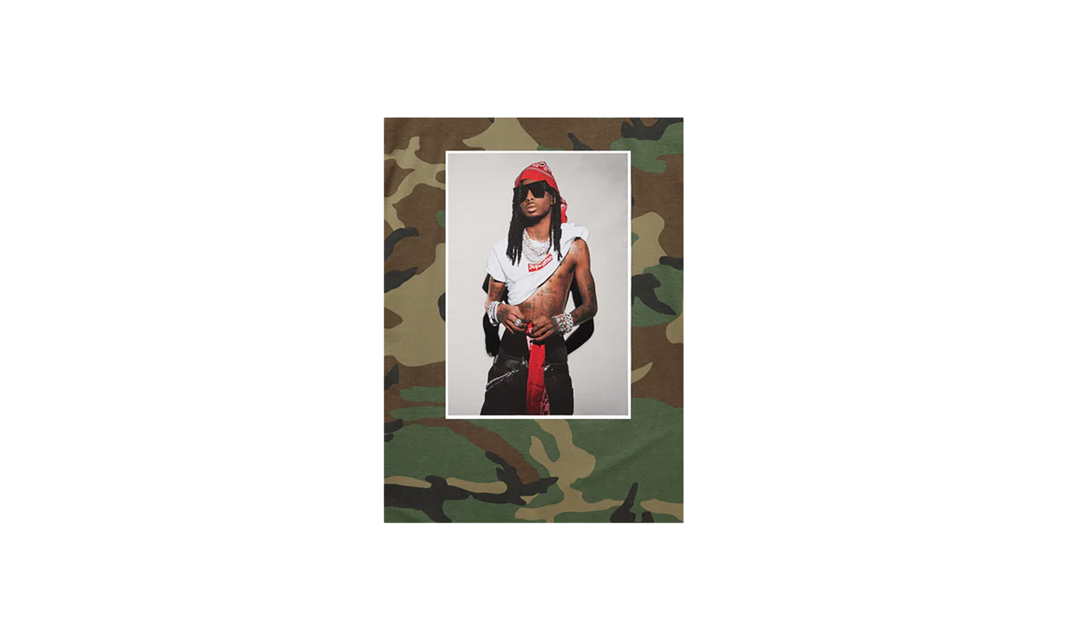 Playboi Carti Tee "FW25 - Woodland Camo" SU25804